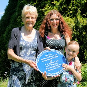 Pat Afford and Reliant Blue Plaque