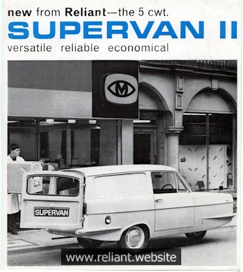 Reliant Regal Supervan II