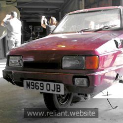 BBC Top Gear and the Reliant Robin