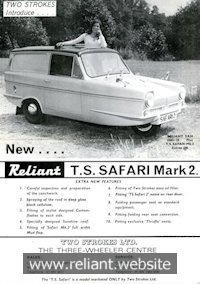 Reliant Regal Brochure