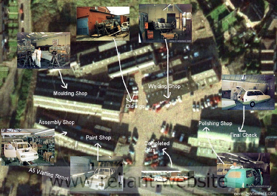 Reliant Two Gates layout from a site tour by Elvis Payne in 1993