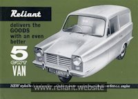 Reliant Regal Brochure