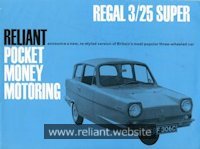 Reliant Regal Brochure