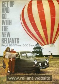 Reliant Regal Brochure