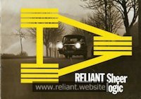 Reliant Regal Brochure