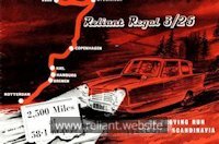 Reliant Regal Brochure