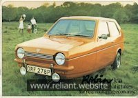 Reliant Robin Brochure