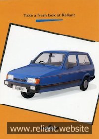 Reliant Robin Brochure