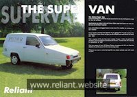 Reliant Robin Brochure