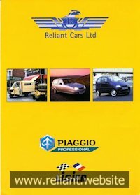 Reliant Robin Brochure