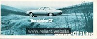 Reliant Scimitar GT Brochure