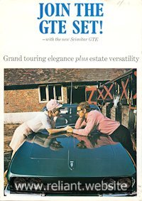 Reliant Scimitar GTE Brochure