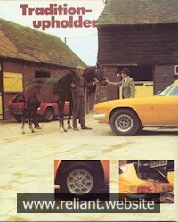 Reliant Scimitar GTE Brochure