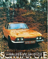 Reliant Scimitar GTE Brochure