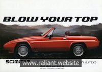 Reliant Scimitar SS1 Brochure