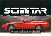 Reliant Scimitar SS1 Brochure