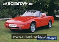 Reliant Scimitar SS1 Brochure