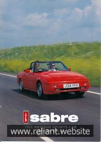 Reliant Sabre Brochure