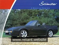 Reliant Sabre Brochure