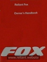 Reliant Handbook 1980s