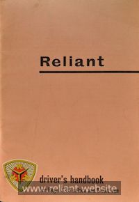 Reliant Handbook 1960s