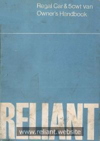 Reliant Handbook 1960s