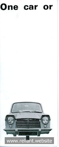 Reliant Brochure