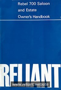 Reliant Handbook 1960s