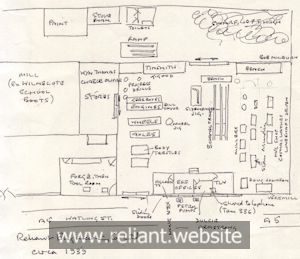 1939 Floor plan of Reliant